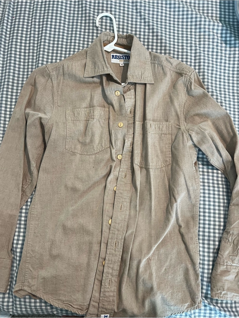 Men's Resistol Button-Down flannel Shirt